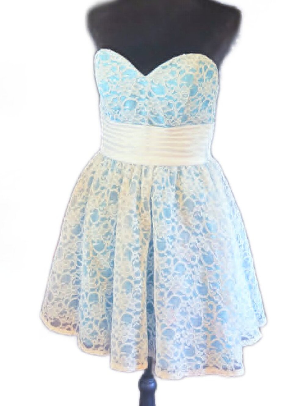 MORI LEE Strapless Dress